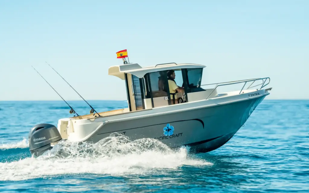 Pacific Craft 650 Timonier cruising near Port Ginesta